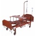 Кровать механическая Med-Mos YG-5(ММ-5124Н-00) ЛДСП с боковым переворачиванием, туалетным устройством и функцией «кардиокресло»
